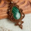 malachite fairy necklace