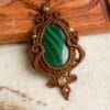 malachite fairy necklace