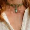 labradorite choker