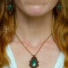 malachite fairy necklace