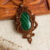 malachite fairy necklace