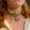 labradorite choker