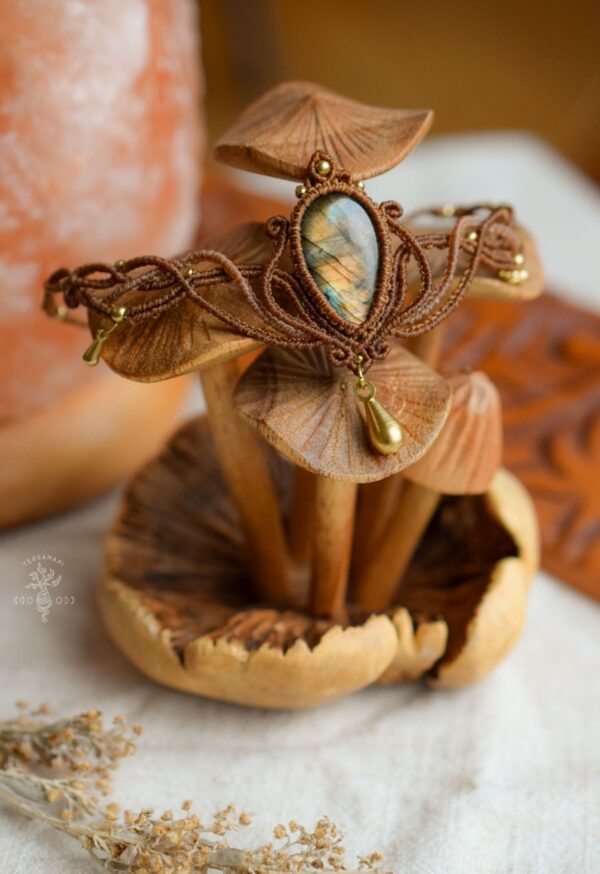 labradorite goddess choker