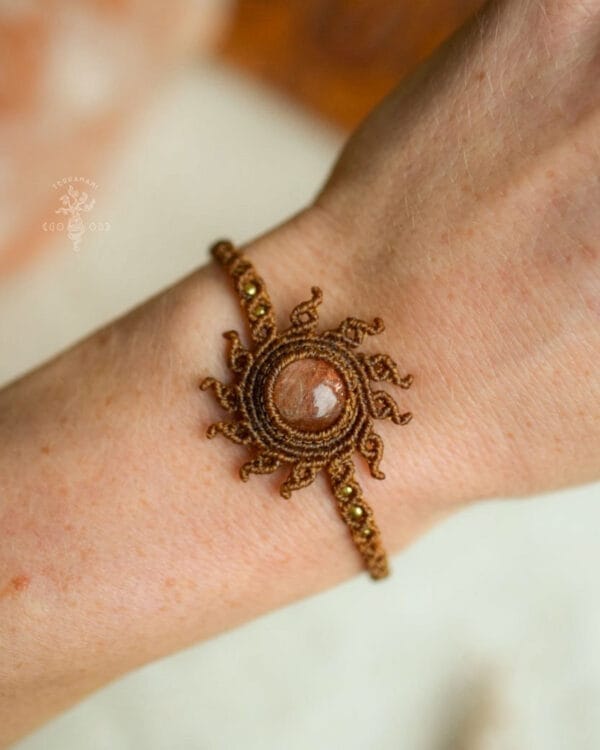 sunstone sun bracelet