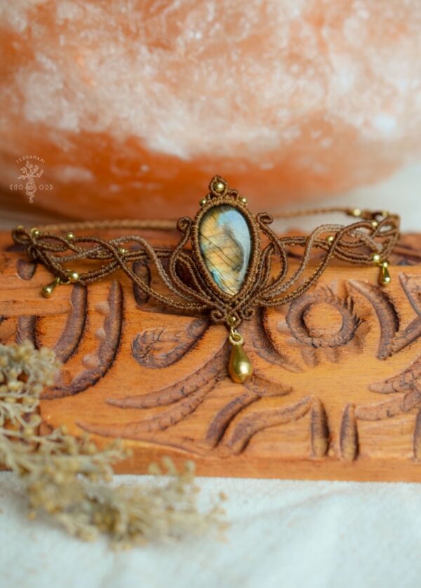 labradorite goddess choker