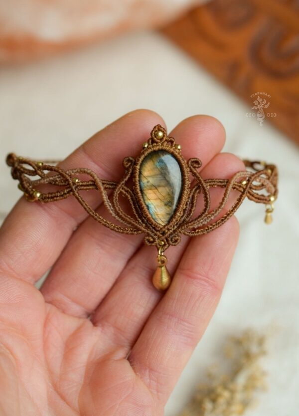 labradorite goddess choker