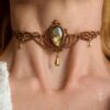 labradorite goddess choker