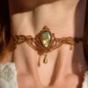 labradorite goddess choker
