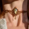 labradorite goddess choker