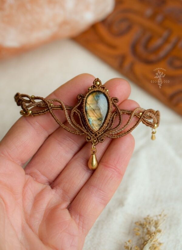 labradorite goddess choker