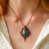 Magical druid Indian Agate necklace