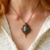 Magical druid Indian Agate necklace