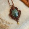 Magical druid Indian Agate necklace