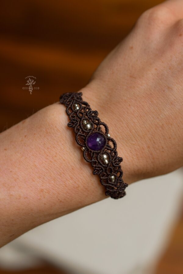 gemstone macrame bracelet gemstone macrame bracelet