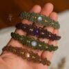 gemstone macrame bracelet gemstone macrame bracelet