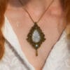 lady of the forest moonstone necklace