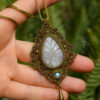 lady of the forest moonstone necklace
