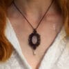 bloom rose quartz necklace