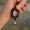 rose quartz necklace rose quartz necklace