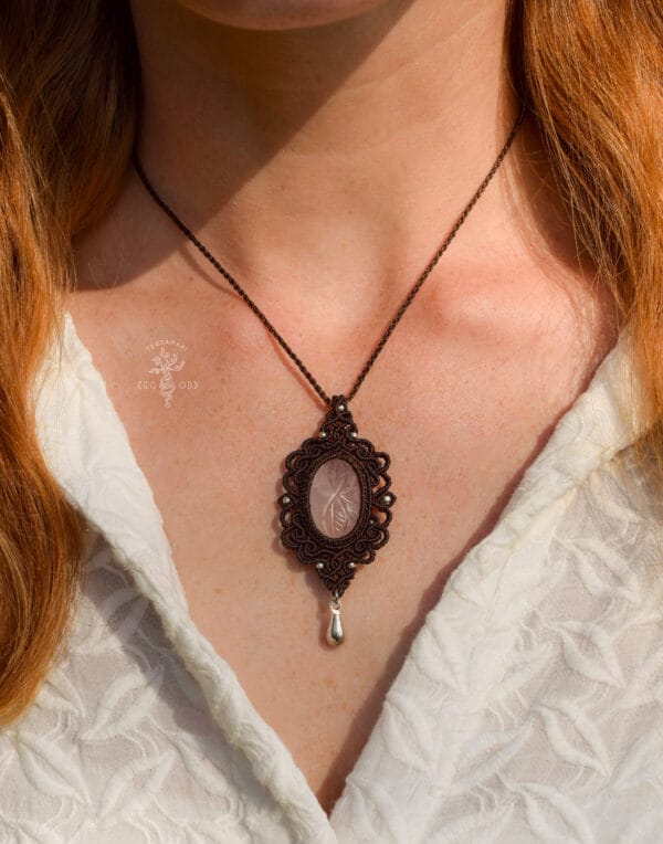 rose quartz necklace rose quartz necklace