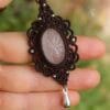 rose quartz necklace rose quartz necklace