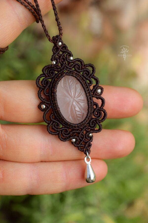 rose quartz necklace rose quartz necklace