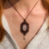 rose quartz necklace rose quartz necklace
