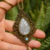 lady of the forest moonstone necklace