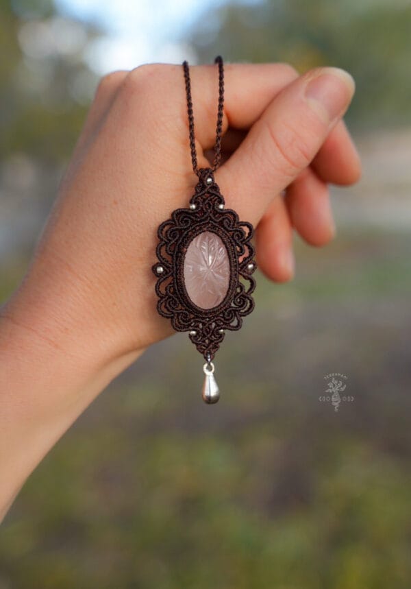 rose quartz necklace rose quartz necklace