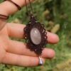 rose quartz necklace rose quartz necklace