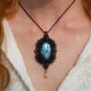 bloom labradorite necklace