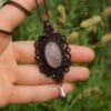 rose quartz necklace rose quartz necklace