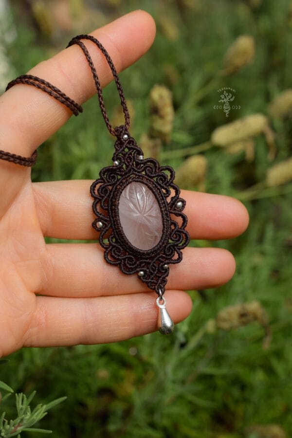 rose quartz necklace rose quartz necklace