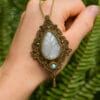 lady of the forest moonstone necklace
