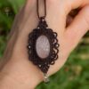 rose quartz necklace rose quartz necklace