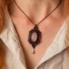 rose quartz necklace rose quartz necklace