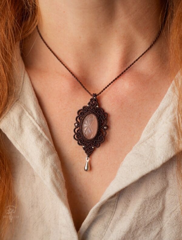 rose quartz necklace rose quartz necklace