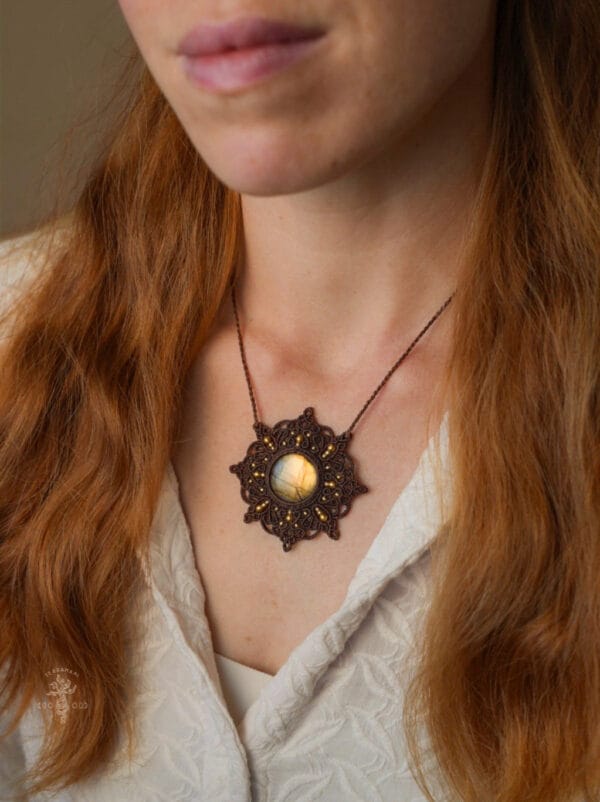 surya labradorite necklace