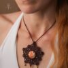 labradorite mandala necklace