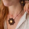 surya labradorite earrings