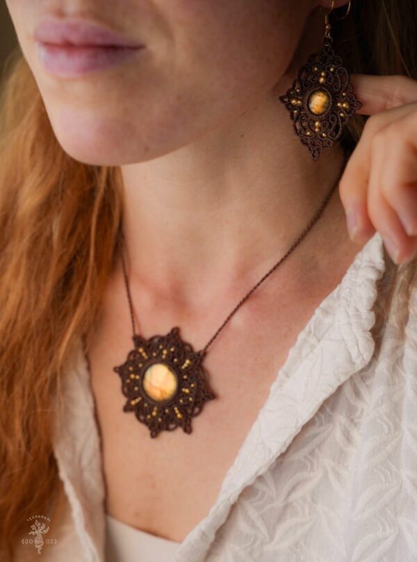 surya labradorite earrings