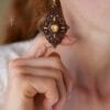 surya labradorite earrings