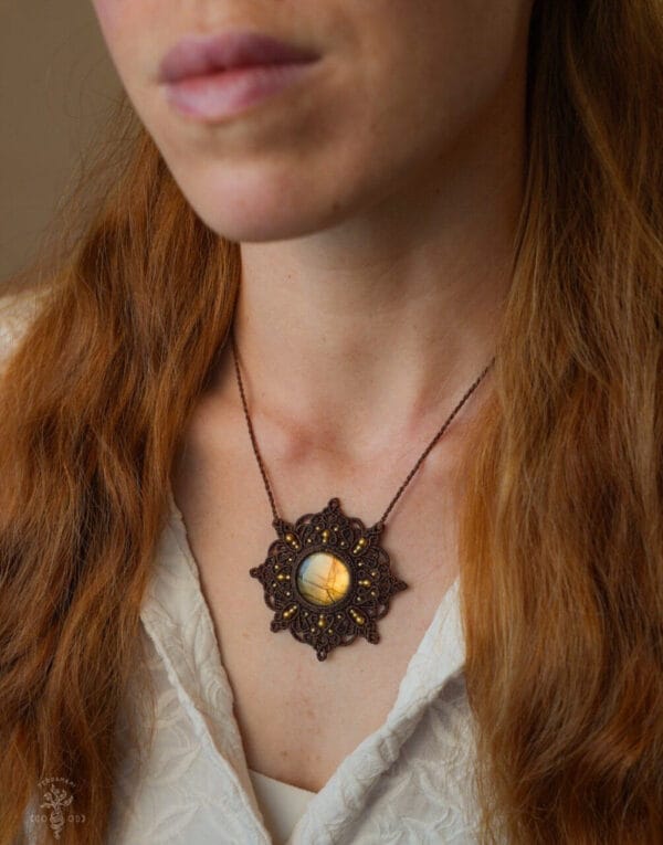 surya labradorite necklace