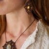 surya labradorite earrings