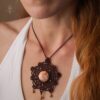 labradorite mandala necklace