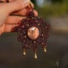 Solana Labradorite mandala necklace