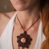 labradorite mandala necklace