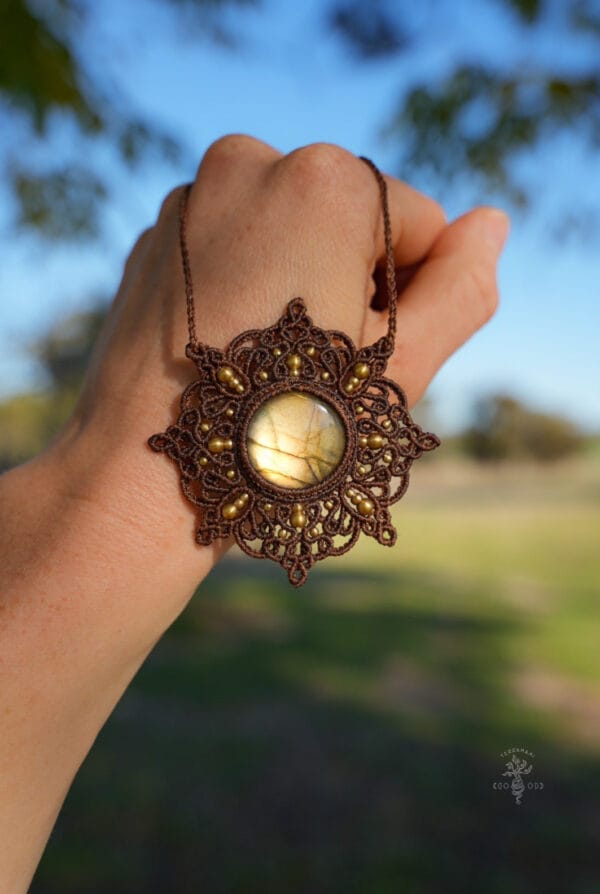surya labradorite necklace