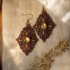surya labradorite earrings