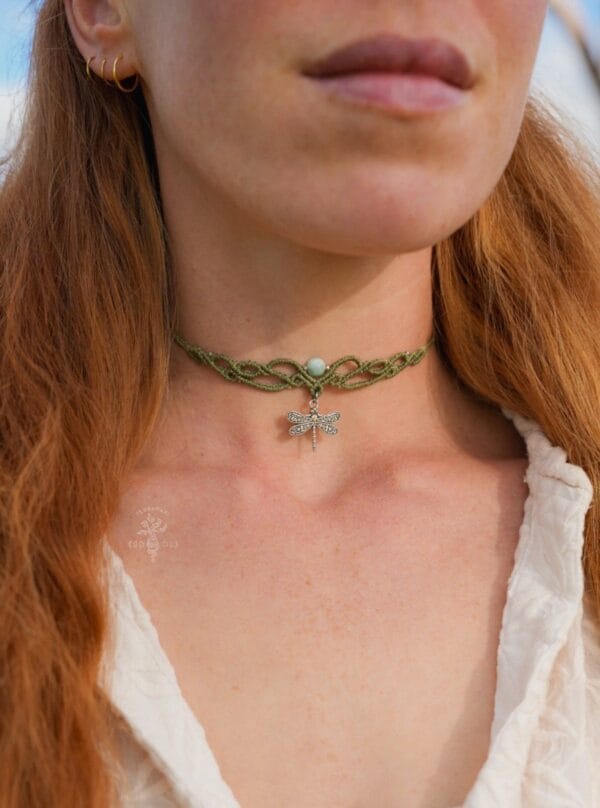 dragonfly choker dragonfly choker